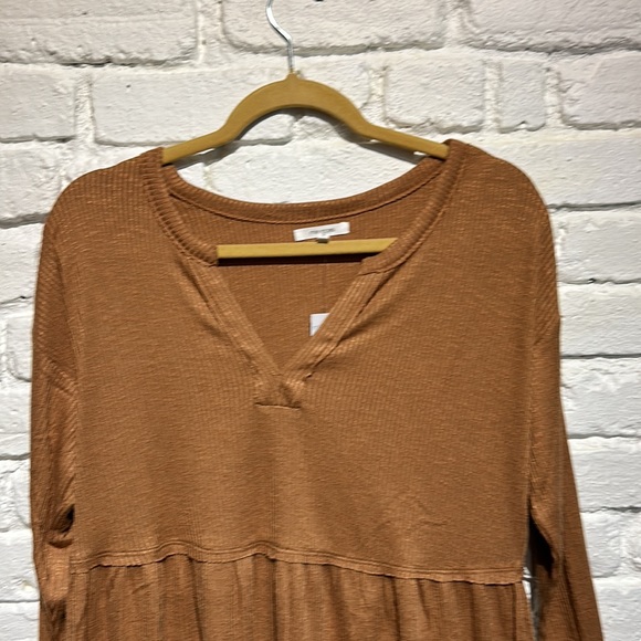 Maurice’s size small brown baby doll style top - Picture 3 of 7